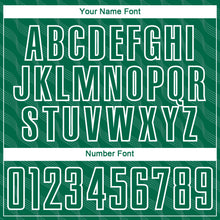 Charger l&#39;image dans la galerie, Custom Kelly Green White Waves Shape Sublimation Soccer Uniform Jersey

