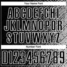 Laden Sie das Bild in den Galerie-Viewer, Custom Black White Stripe Line Sublimation Soccer Uniform Jersey
