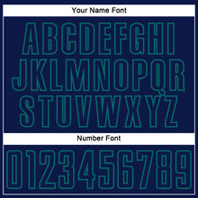 Load image into Gallery viewer, Custom Navy Teal Splash Sublimation Soccer Uniform Jersey
