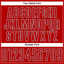 Load image into Gallery viewer, Custom Red Gray Splash Sublimation Soccer Uniform Jersey
