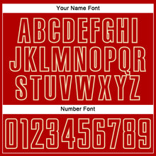 Load image into Gallery viewer, Custom Red Cream Splash Sublimation Soccer Uniform Jersey
