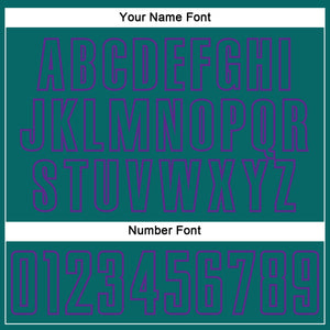 Custom Teal Purple Splash Sublimation Soccer Uniform Jersey