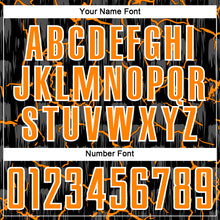 Charger l&#39;image dans la galerie, Custom Black Bay Orange-White Lightning Sublimation Soccer Uniform Jersey
