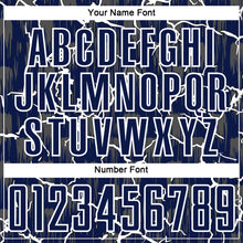 Загрузить изображение в средство просмотра галереи, Custom Navy White Lightning Sublimation Soccer Uniform Jersey
