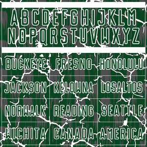 Custom Green White Lightning Sublimation Soccer Uniform Jersey
