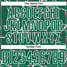 Load image into Gallery viewer, Custom Kelly Green White Lightning Sublimation Soccer Uniform Jersey
