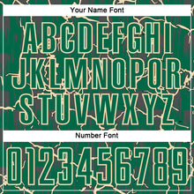 Charger l&#39;image dans la galerie, Custom Kelly Green Cream Lightning Sublimation Soccer Uniform Jersey
