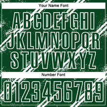 Charger l&#39;image dans la galerie, Custom Green White Abstract Fragment Art Splash Sublimation Soccer Uniform Jersey
