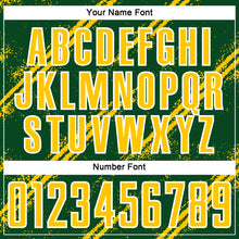 Загрузить изображение в средство просмотра галереи, Custom Green Yellow-White Abstract Fragment Art Splash Sublimation Soccer Uniform Jersey
