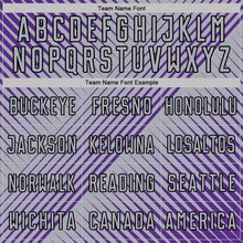 Load image into Gallery viewer, Custom Purple Gray-Black Line Sublimation Soccer Uniform Jersey
