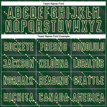 Load image into Gallery viewer, Custom Green Cream Slant Lines Sports Sublimation Soccer Uniform Jersey
