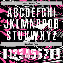 Load image into Gallery viewer, Custom Figure White Black-Pink Fluid Art Splash Sublimation Soccer Uniform Jersey
