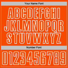 Load image into Gallery viewer, Custom Kelly Green Orange-White Geometric Shape Sublimation Soccer Uniform Jersey
