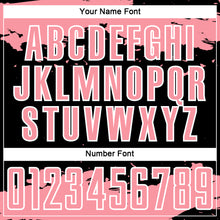 Load image into Gallery viewer, Custom Black Medium Pink-White Abstract Fragment Art Sublimation Soccer Uniform Jersey
