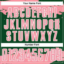 Load image into Gallery viewer, Custom Green Medium Pink-White Abstract Fragment Art Sublimation Soccer Uniform Jersey
