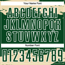 Load image into Gallery viewer, Custom Green Cream-White Abstract Fragment Art Sublimation Soccer Uniform Jersey
