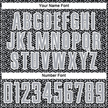 Load image into Gallery viewer, Custom Black Gray-White Geometric Arrow Sublimation Soccer Uniform Jersey

