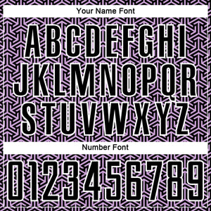 Custom Black Light Purple-White Geometric Arrow Sublimation Soccer Uniform Jersey