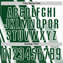 Laden Sie das Bild in den Galerie-Viewer, Custom White Green Lines Sports Sublimation Soccer Uniform Jersey
