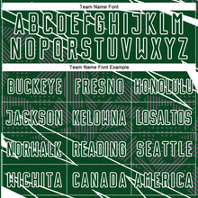 Laden Sie das Bild in den Galerie-Viewer, Custom Green White Lines Sports Sublimation Soccer Uniform Jersey
