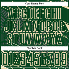 Load image into Gallery viewer, Custom Green Cream Lines Sports Sublimation Soccer Uniform Jersey
