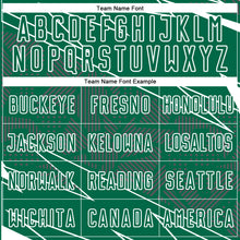 Load image into Gallery viewer, Custom Kelly Green White Lines Sports Sublimation Soccer Uniform Jersey
