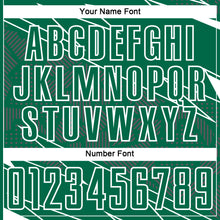 Load image into Gallery viewer, Custom Kelly Green White Lines Sports Sublimation Soccer Uniform Jersey
