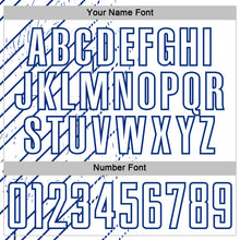 Load image into Gallery viewer, Custom White Royal Lines Sports Sublimation Soccer Uniform Jersey
