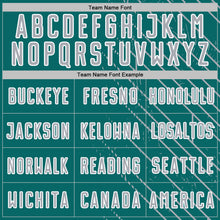 Laden Sie das Bild in den Galerie-Viewer, Custom Teal Gray-White Lines Sports Sublimation Soccer Uniform Jersey
