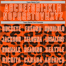 Load image into Gallery viewer, Custom Brown Orange-White Animal Leopard Print Sports Sublimation Soccer Uniform Jersey
