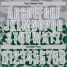 Load image into Gallery viewer, Custom Green Gray-White Animal Leopard Print Sports Sublimation Soccer Uniform Jersey
