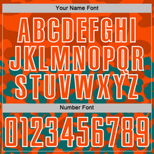 Загрузить изображение в средство просмотра галереи, Custom Teal Orange-White Animal Leopard Print Sports Sublimation Soccer Uniform Jersey
