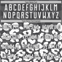 Load image into Gallery viewer, Custom White Steel Gray Animal Leopard Print Sports Sublimation Soccer Uniform Jersey
