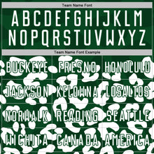 Load image into Gallery viewer, Custom White Green Animal Leopard Print Sports Sublimation Soccer Uniform Jersey
