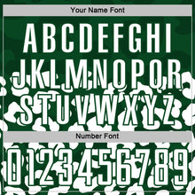 Load image into Gallery viewer, Custom White Green Animal Leopard Print Sports Sublimation Soccer Uniform Jersey
