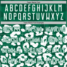 Charger l'image dans la galerie, Custom White Kelly Green Animal Leopard Print Sports Sublimation Soccer Uniform Jersey
