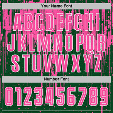 Load image into Gallery viewer, Custom Green Pink-White Dripping Splatte Pattern Sports Sublimation Soccer Uniform Jersey
