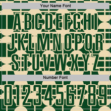 Load image into Gallery viewer, Custom Green Cream Geometric Shapes Sports Sublimation Soccer Uniform Jersey

