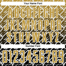 Charger l'image dans la galerie, Custom Old Gold Black-White Lightning Sports Sublimation Soccer Uniform Jersey
