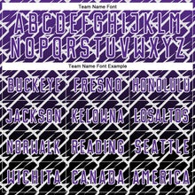 Laden Sie das Bild in den Galerie-Viewer, Custom Purple Black-White Lightning Sports Sublimation Soccer Uniform Jersey
