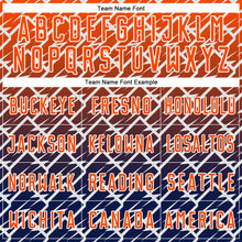 Загрузить изображение в средство просмотра галереи, Custom Orange Navy-White Lightning Sports Sublimation Soccer Uniform Jersey
