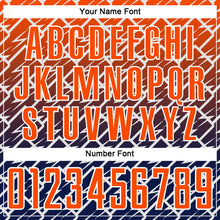 Загрузить изображение в средство просмотра галереи, Custom Orange Navy-White Lightning Sports Sublimation Soccer Uniform Jersey
