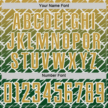 Load image into Gallery viewer, Custom Old Gold Green-White Lightning Sports Sublimation Soccer Uniform Jersey
