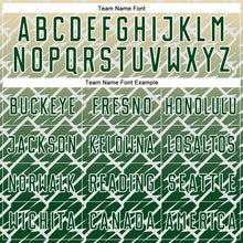 Load image into Gallery viewer, Custom Cream Green-White Lightning Sports Sublimation Soccer Uniform Jersey
