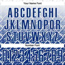 Load image into Gallery viewer, Custom White Royal Lightning Sports Sublimation Soccer Uniform Jersey
