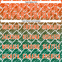 Загрузить изображение в средство просмотра галереи, Custom Orange Kelly Green-White Lightning Sports Sublimation Soccer Uniform Jersey
