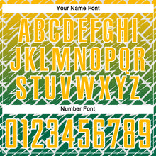 Laden Sie das Bild in den Galerie-Viewer, Custom Gold Kelly Green-White Lightning Sports Sublimation Soccer Uniform Jersey
