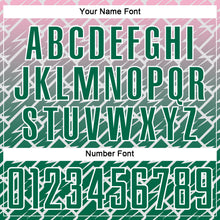 Load image into Gallery viewer, Custom Light Pink Kelly Green-White Lightning Sports Sublimation Soccer Uniform Jersey
