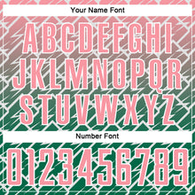 Load image into Gallery viewer, Custom Medium Pink Kelly Green-White Lightning Sports Sublimation Soccer Uniform Jersey
