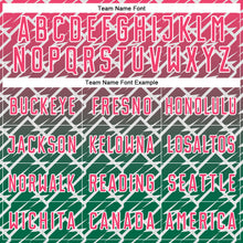 Load image into Gallery viewer, Custom Neon Pink Kelly Green-White Lightning Sports Sublimation Soccer Uniform Jersey
